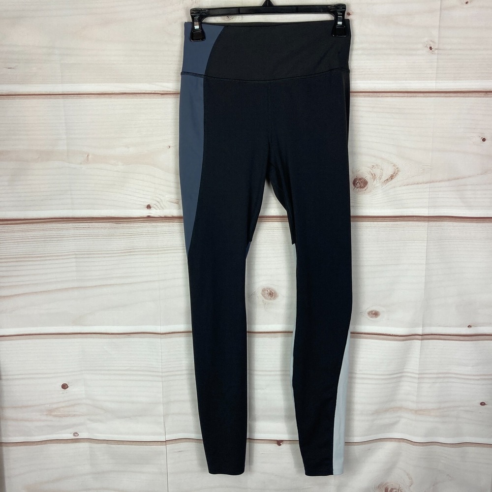 Avia Leggings Womens XS Black Mid Rise Full Length Performance Athletic Running